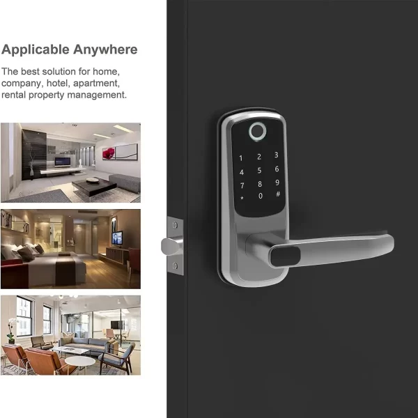 Smart Door Lock WiFi Biometric Fingerprint - Image 5