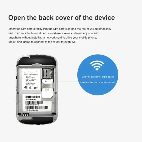 4G/5G Mobile WiFi Router 150Mbps LCD - Image 6