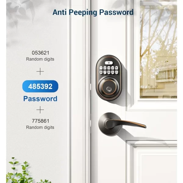 Keyless Entry Door Lock Electronic Keypad Deadbolt - Image 3