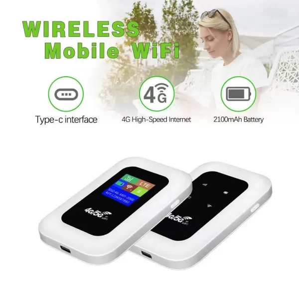 4G/5G Mobile WiFi Router 2100mAh - Image 3